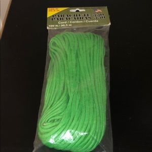 Paracord (can be used to make horse tack)